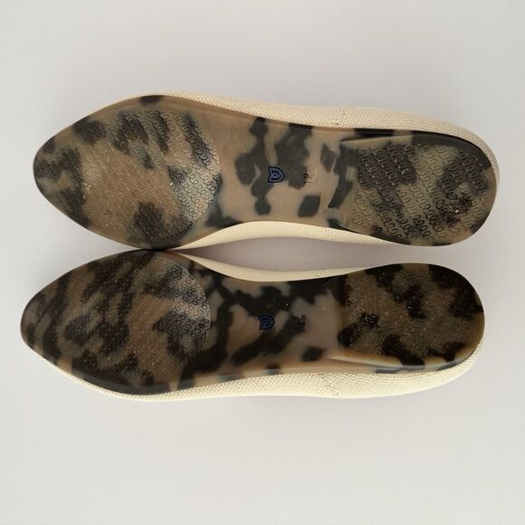 ROTHYS The Almond Loafer Discontinued VANILLA BEAN Knit Slip On Flats Size 12 - Picture 5 of 6